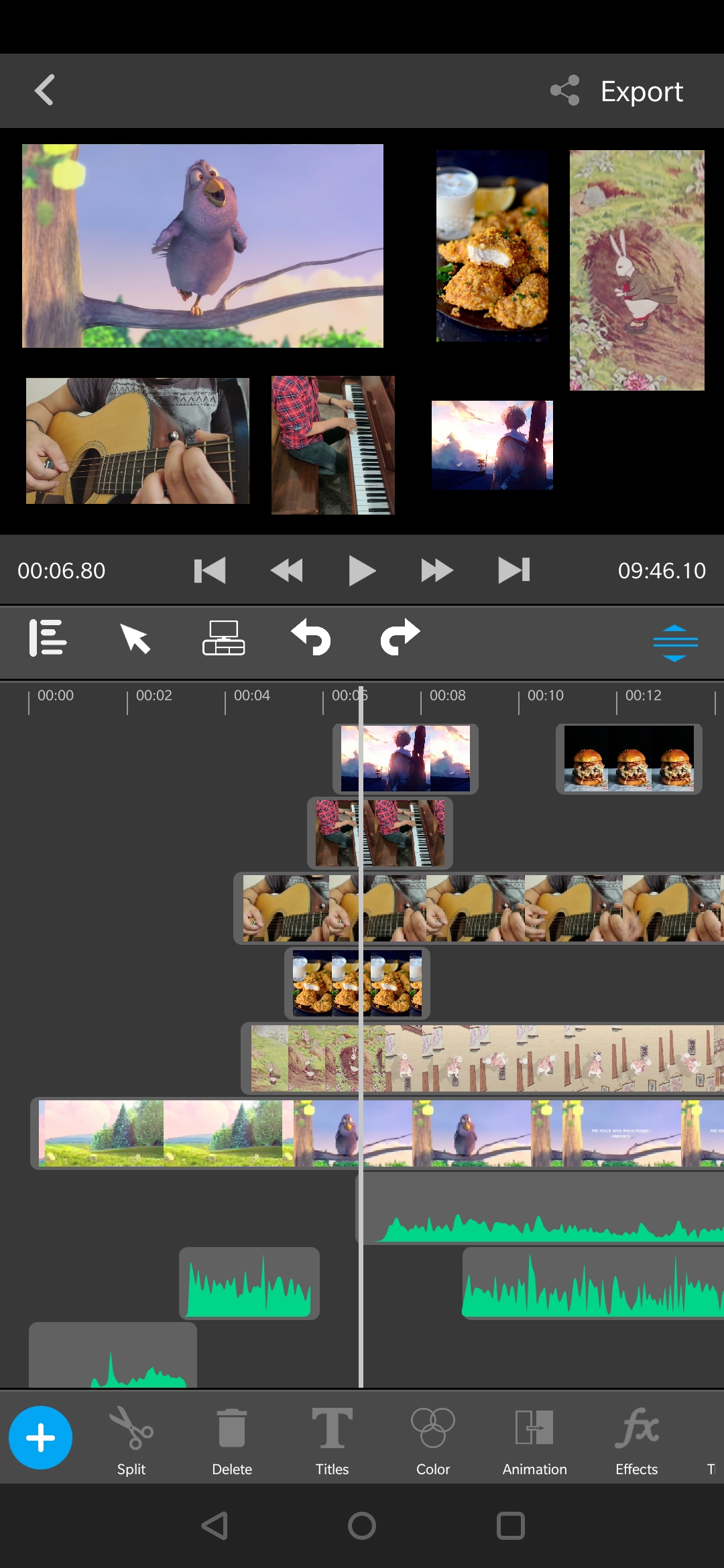 Multi-Layer Timeline